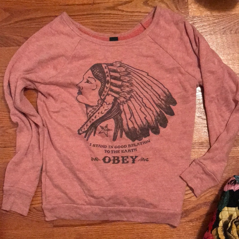 Obey crewneck NEVER WORN